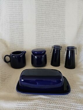 Dark Blue Ceramic Set